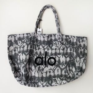 ALO Yoga Tie Dye Canvas Shopper Tote Bag